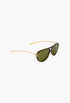 New Knot Aviator-Style Acetate And Gold-Tone Sunglasses